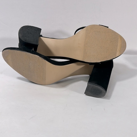 Madden Girl Women's Beella Heeled Sandal Color: Black Suede size 9.5‎ M (1665) - Picture 7 of 8